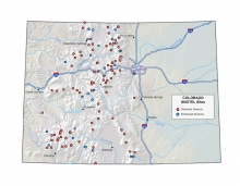 Colorado SNOTEL Site Map
