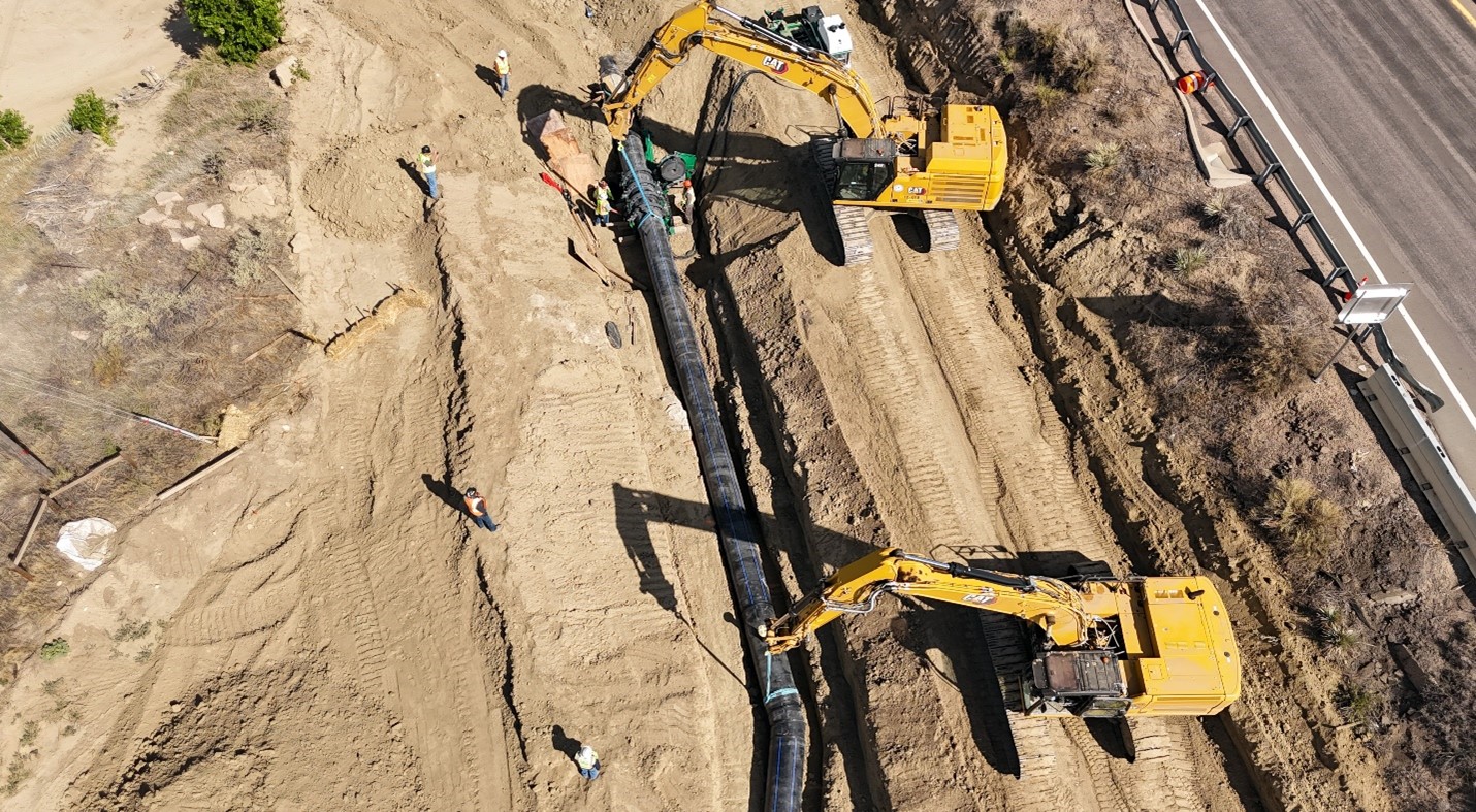 Aerial Photo of AVC Construction