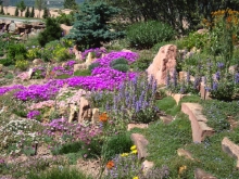 Crevice Garden in Mesa Xeriscape Demonstration Garden Colorado Springs Utilities Conservation and Environmental Center